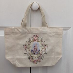 Disney Castle Cream Mini Tote Bag NWT